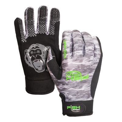Fish Monkey Free Style Custom Fit Fishing Glove Versatile Protection UPF 50+ Sun Protection Second Skin Fit Non Slip for Men and Women
