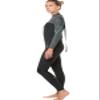 BARE 3/2MM Women's Elate Full Wetsuit | Comfortable high Stretch Neoprene Material | Long Sleeve | Great for All Watersports, Scuba Diving and Snorkeling | Grey 02 view 2
