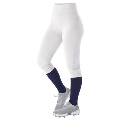 Champro Hot Shot Low-Rise Yoga-Pant Style Fastpitch Softball Pant with Extra-Wide Waistband in Solid Color - Medium