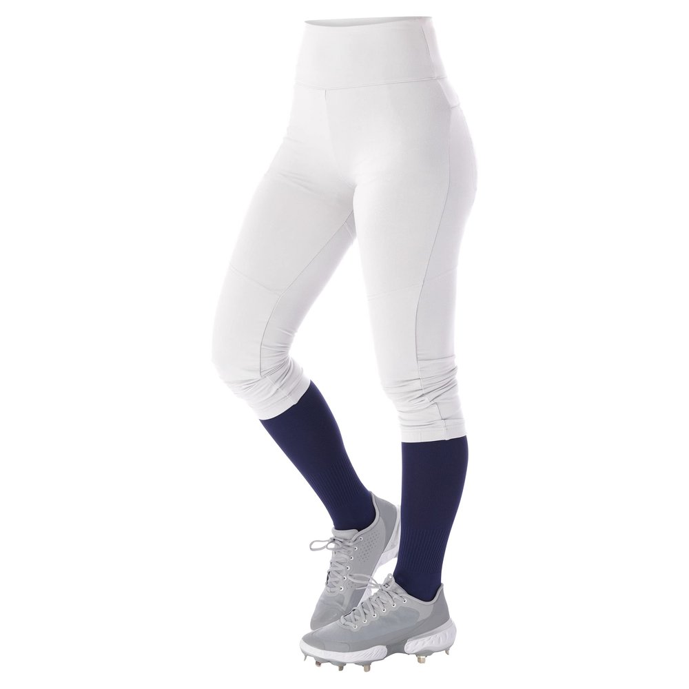 Champro Hot Shot Low-Rise Yoga-Pant Style Fastpitch Softball Pant with Extra-Wide Waistband in Solid Color - Medium