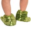 Lazy One Animal Paw Slippers for Kids and Adults, Fun Costume for Kids, Cozy Furry Slippers, Dinosaur (Green, X-Large) view 3