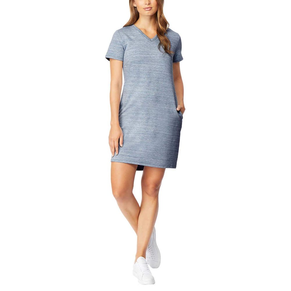 32 DEGREES Ladies' Short Sleeve Dress (S, Blue)
