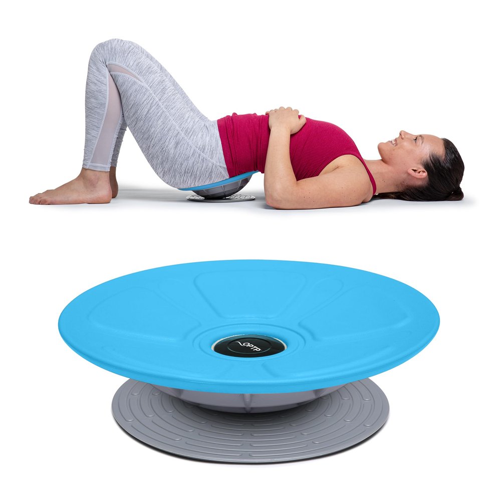 OPTP Pelvic Rocker Core Trainer Balance Disc for Core Stability, Pelvic Floor Training, and Lower Ab Exercise Hip Mobility Trainer and Pilates Exercise Equipment for SI Joint Support