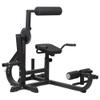 Titan Fitness Seated Ab/Back Extension Machine, Upper Body Abdominal Lower Back Machine, 220 LB Plate-Loaded Capacity, Core and Strength Training Workouts, Home Gym Machine view 1