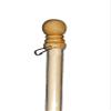Miami Wholesale 5' Wood Flag Pole Kit Bracket with 3x5 Air Force Wings Served with Pride Flag Polyester Nylon 3'x5' House Banner 90cm x 150cm Grommets Double Stitched Premium Quality view 3
