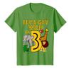 3 Year Old Zoo Birthday Shirt Safari Jungle Animal 3rd Gift T-Shirt view 1