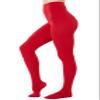 HeyUU Women's 80 Denier Semi Opaque Tights High Waist Soft Solid Color Pantyhose (1Pair-Red) view 1