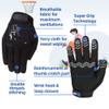 Seibertron Anti Slip Basketball Gloves - Unweighted Ball Handling Gloves for Training or Driving Black Youth S view 3