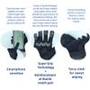 Seibertron Anti Slip Basketball Gloves - Unweighted Ball Handling Gloves for Training or Driving Black Youth S view 4