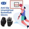 Seibertron Anti Slip Basketball Gloves - Unweighted Ball Handling Gloves for Training or Driving Black Youth XS view 2