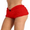 ACSUSS Womens Sexy Ruffle Panties Tanga Dance Bloomers Booty Shorts Underwear Red One Size view 4