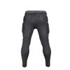 Jellybro Mens Padded Compression Pants Football Girdles Athletic Leggings for Soccer Basketball Paintball Hockey Black view 2