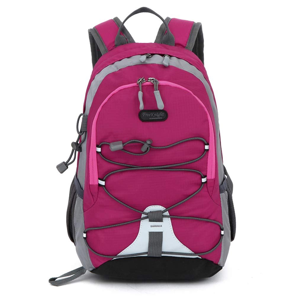 Bseash 10L Small Hiking Backpack for Kids Ages 3-6 Girls Boys Under 4 feet, Mini Waterproof Outdoor Sport Travel Camping Daypack (Rose Red)