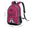 Bseash 10L Small Hiking Backpack for Kids Ages 3-6 Girls Boys Under 4 feet, Mini Waterproof Outdoor Sport Travel Camping Daypack (Rose Red) view 2