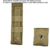 Multiuse Tool Pouch Holster Case Belt Pouch with Adjustable Capacity for Holding Flashlight, Folding Knife, Baton, Hammer TAN view 4