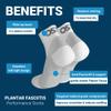 OS1st FS4 Plantar Fasciitis Socks | Quarter Crew | relieves heel & arch pain, swelling, and painful plantar fasciitis view 4