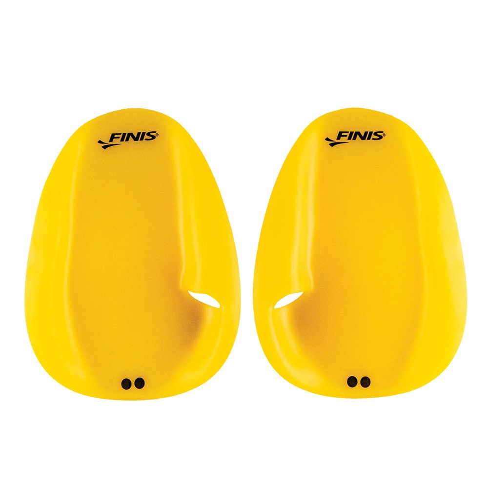 FINIS Agility Floating Swim Paddles - Strapless Design for Stroke Technique - Instant Feedback - Medium
