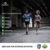 GoxRunx Reflective Bands Running Gear 6 Pack-Adjustable Reflective Armband Arm Wrist Ankle Leg Bands Reflectors -Reflective Tape Straps for Clothing Night Running Cycling Walking -Slap Bracelets view 2