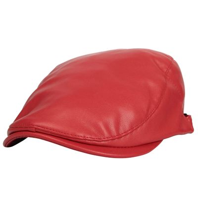 WITHMOONS Ivy Gatsby Caps Mens Duckbill Driver Beret Hat Ascot MZ30039 (Wine)