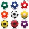 OuMuaMua 9pcs Foosball Table Balls 1.42 Inch Table Soccer Balls for Foosball Tabletop Game Accessory Replacements Multicolor World Cup view 1
