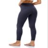 Colorfulkoala Women's Buttery Soft High Waisted Yoga Pants 7/8 Length Leggings (S, True Navy) view 4