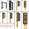 TuFok Picatinny Rail Section - Thin 0.27in Height Rail Attachment Rail Adapter Mount Alumimun 3-Slot Black view 3
