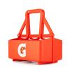 Gatorade Squeeze Bottle Holder (Holds 6 Bottles), Orange view 1