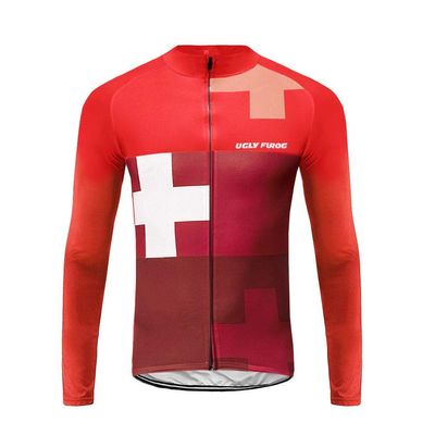 UGLY FROG H10ZRMens Cycling Top Winter Fleece Cycling Clothing Warm Jacket & Jersey Outdoor Sportwear