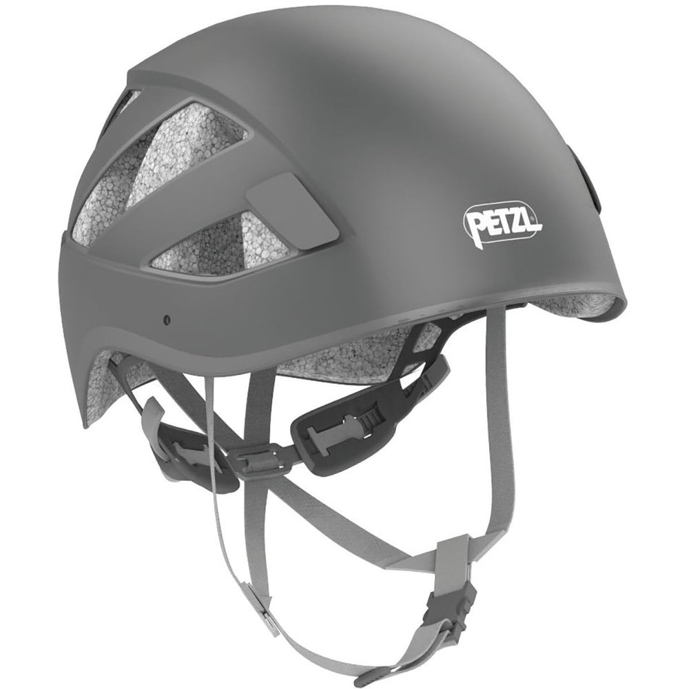 Petzl, Boreo Helmet Grey S/M, Durable and Versatile Helmet with Enhanced Protection for Climbing and Mountaineering