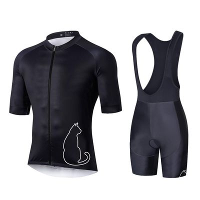UGLY FROG Men's Cycling Jersey Set Moisture Wicking Breathable Quick-Dry,Bike Shirt + 20D Padded Shorts