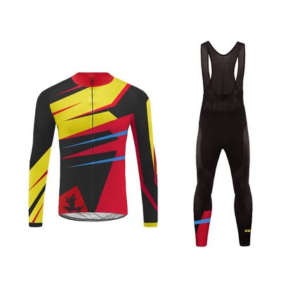 UGLY FROG Winter Fleece Mens Blaze Cycling Jersey Set Cold Wear Thermal Top + Cycling Tights Pants 3D Gel Padded Bike Suits