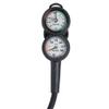 SEAC Unisex Seac Console 2 Pressure Gauge and Depth for Scuba Diving Scale 0 70 mt 400 bar, Black, Standard UK view 1