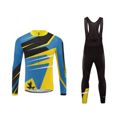 UGLY FROG Winter Fleece Mens Blaze Cycling Jersey Set Cold Wear Thermal Top + Cycling Tights Pants 3D Gel Padded Bike Suits