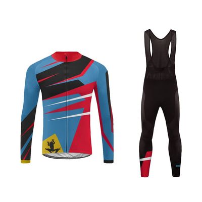UGLY FROG Winter Fleece Mens Blaze Cycling Jersey Set Cold Wear Thermal Top + Cycling Tights Pants 3D Gel Padded Bike Suits