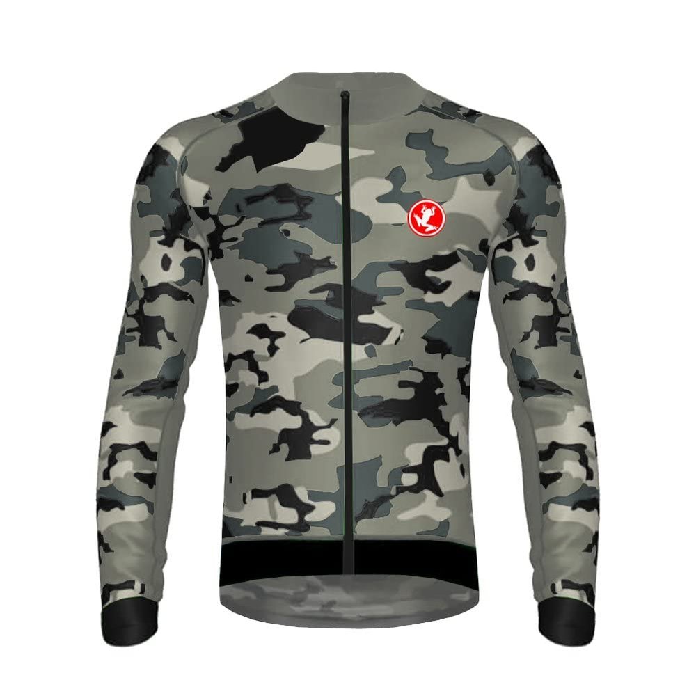 UGLY FROG H10ZRMens Cycling Top Winter Fleece Cycling Clothing Warm Jacket & Jersey Outdoor Sportwear