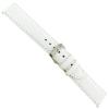 20mm Milano Twingo Nappa White Genuine Leather Stitched Ladies Watch Band 1877 view 1