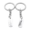 5 Items Metal Keychain Keyring Key Tags Chains Rings Jewelry Bag Charms JI2K4 Trust Tag Sign view 1