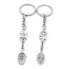 1 Item Metal Keychain Keyring Key Tags Chains Rings Jewelry Bag Charms LS3R3 Spoon Tablespoon view 1