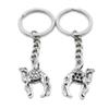 1 Item Metal Keychain Keyring Key Tags Chains Rings Jewelry Bag Charms PT8I5 Camel view 1