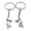 1 Item Metal Keychain Keyring Key Tags Chains Rings Jewelry Bag Charms NI4Y8 Knight Helmet view 1