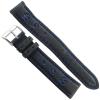 18mm Morellato Dri-Lex Soft Flexible Navy Padded Stitched Mens Watch Band 1495 view 2
