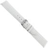 20mm Milano White Lizard Grain Genuine Leather Stiched Mens Watch Band 3266 view 1
