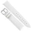 20mm Milano White Lizard Grain Genuine Leather Stiched Mens Watch Band 3266 view 2