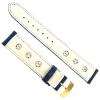 20mm Morellato Navy Dri-Lex Air System Genuine Leather Mens Watch Band 1778 view 3