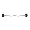 HMS Unisex's 17-58-024 5907695509168 Curled Rubber Coated bar, Black, One Size view 1