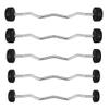 HMS Unisex's 17-58-024 5907695509168 Curled Rubber Coated bar, Black, One Size view 4