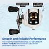 Ardent Arrow Flipping Baitcast Reel, Right Handed, 7.0:1 High Speed Gear Ratio, 5+1 Ball Bearing, 12lb 150 Yard Line Capacity, Aluminum Frame Fishing Reel with Rubber Grip Knobs view 3