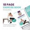The Birth Ball - Birthing Ball for Pregnancy & Labor - 18 Page Pregnancy Ball Exercises Guide by Trimester - Non Slip Socks - How to Dilate, Induce, & Reposition Baby for Mom 75 cm view 3