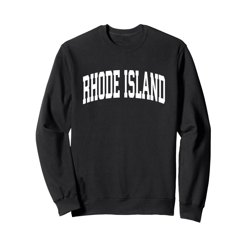 Rhode Island Crewneck Sweatshirt Sports College Style State Sweatshirt