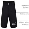 Hawk Sports Athletic No Gi MMA Workout Shorts for Men and Women - MMA Shorts for Boxing, Kickboxing, Jiu Jitsu, Muay Thai, Wrestling, Exercise, Training & Sparring - Black, Waist 32 view 4